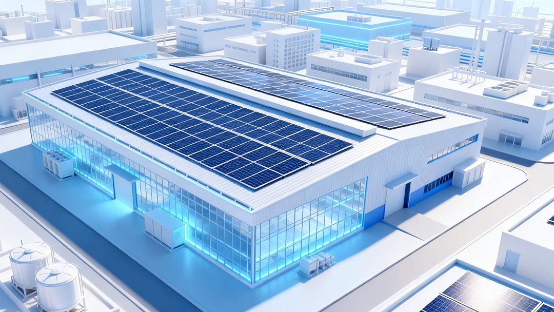 factory plant solar roof
